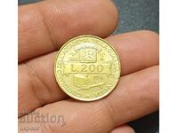 200 lire Italia 1996 necirculate
