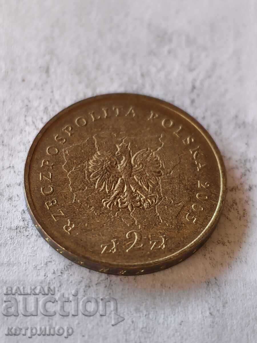 2 zlotys 2005 Poland with price 4.80 BGN | € 2.45 2 zlotys 2005 Poland with price 4.80 BGN | € 2.45