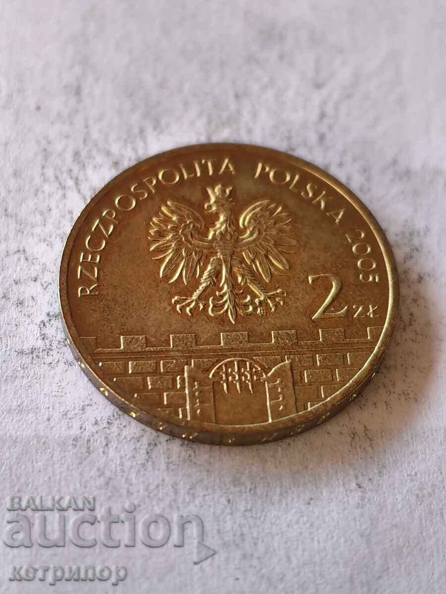 2 zlotys 2005 Poland with price 4.80 BGN | € 2.45 2 zlotys 2005 Poland with price 4.80 BGN | € 2.45