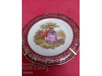 Farfurie veche LIMOGES, MINIATURĂ