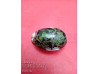 Cutie veche de bijuterii, email, cloisonné