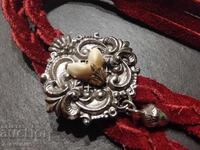 Necklace, pendant, jewelry, est. Leather and metal 12.08.2025