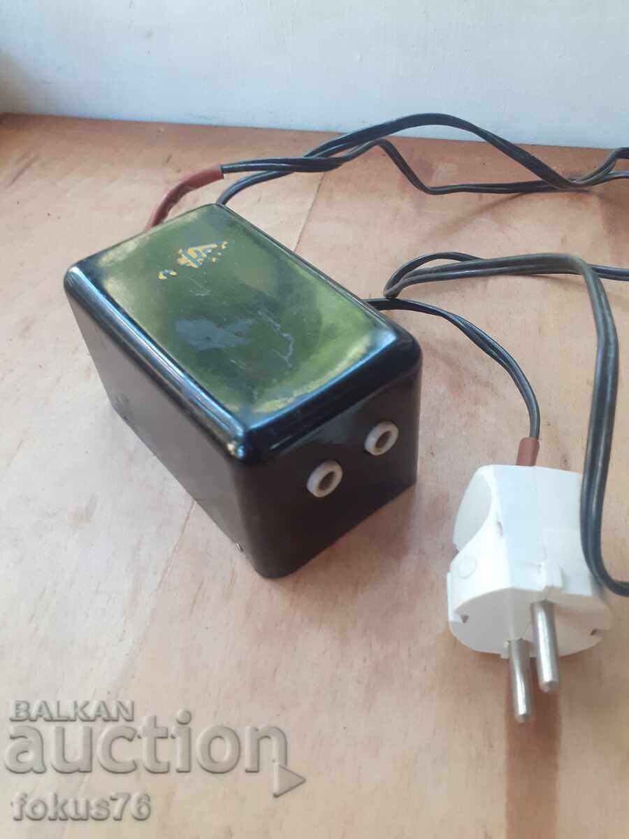 Transformer power supply for a toy train - game Transformer power supply for a toy train - game