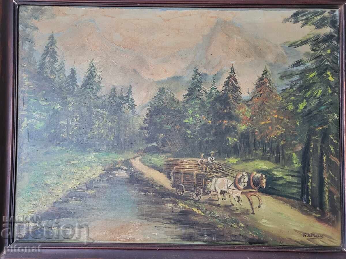 Large old painting 2 with price € 90.00 | 176.02 BGN Large old painting 2 with price € 90.00 | 176.02 BGN