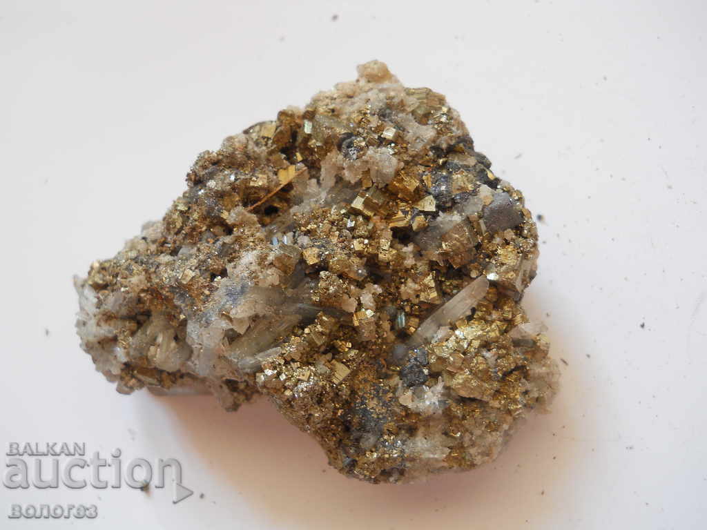 Mountain crystal in pyrite with price 5.00 BGN | € 2.56