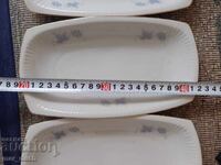 5 tăvi vechi din porțelan