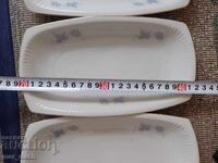 Пет стари порцеланови подноса