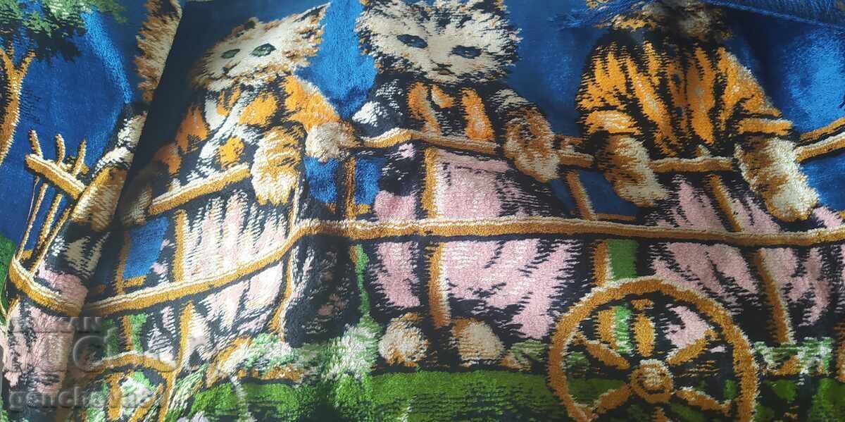 Delivery of Beautiful plush cover, "Cats" from Cheiz