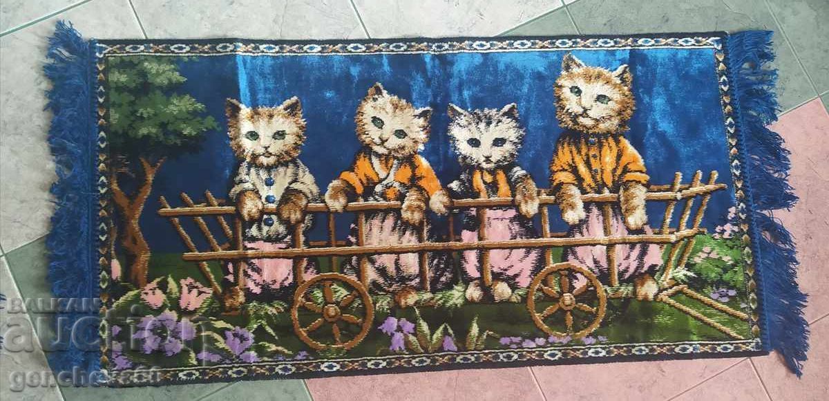 Beautiful plush cover, "Cats" from Cheiz - 6
