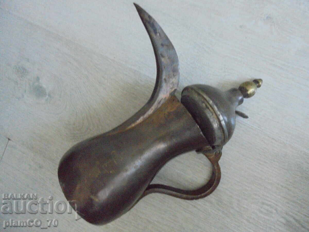 №*8205 Стар месингов съд – ориенталска кана “Далла” - 5