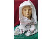 Headscarf, head covering for traditional costume, embroidery, beads
