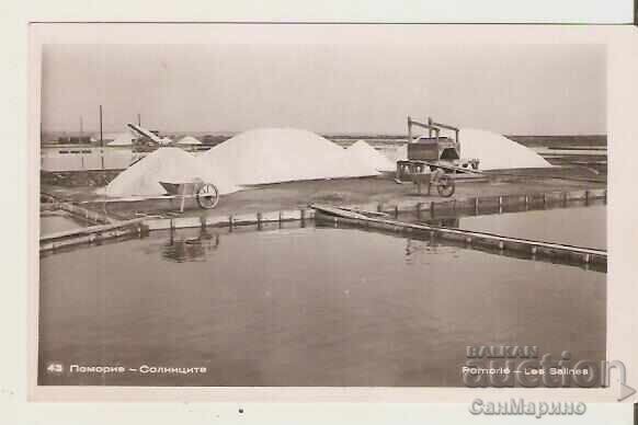 Carte poștală Bulgaria Pomorie Salinele 2*