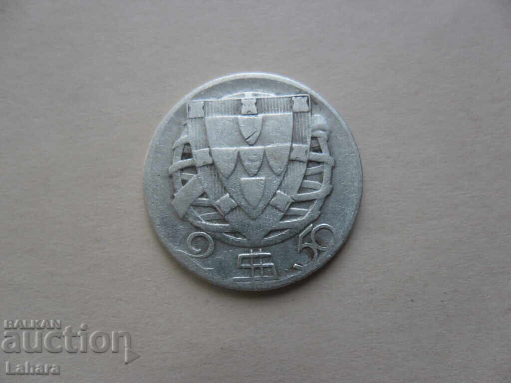 Licitație 2.50 escudo 1945 g. Portugalia