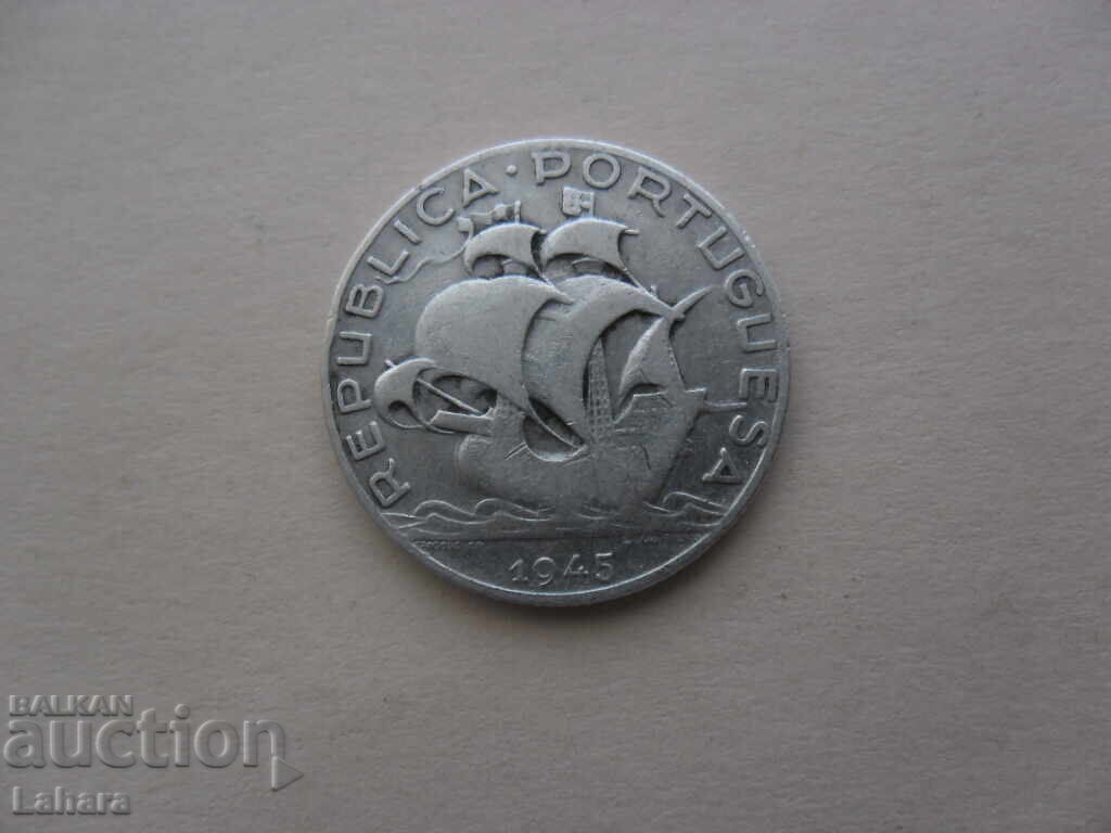 2.50 escudo 1945 g. Portugalia