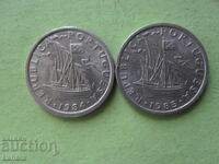 2.50 escudo 1984, 1985 g. Portugalia