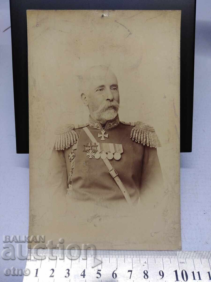 General Konstantin Kesyakov, Photograph Cardboard General Konstantin Kesyakov, Photograph Cardboard