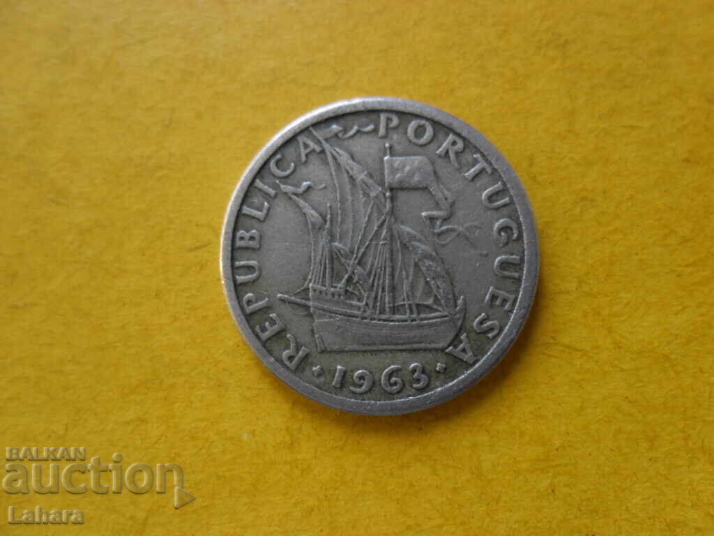 2.50 ескудо 1963 г. Португалия 2.50 ескудо 1963 г. Португалия