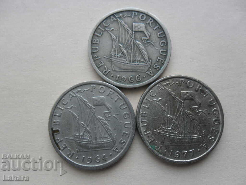 5 Escudos 1966, 1964, 1977 Portugal with price 3.50 BGN | € 1.79 5 Escudos 1966, 1964, 1977 Portugal with price 3.50 BGN | € 1.79