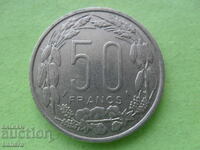 50 franci 1961, Congo, Gabon, Ciad