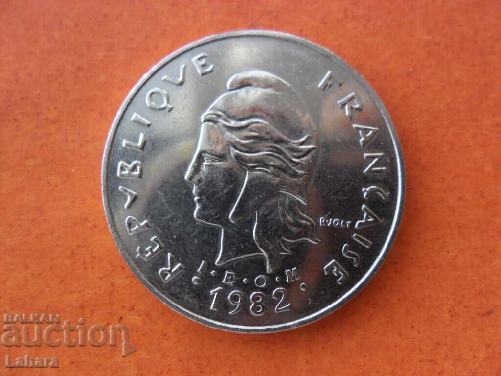 50 Francs 1982 French Polynesia with price 14.00 BGN | € 7.16 50 Francs 1982 French Polynesia with price 14.00 BGN | € 7.16