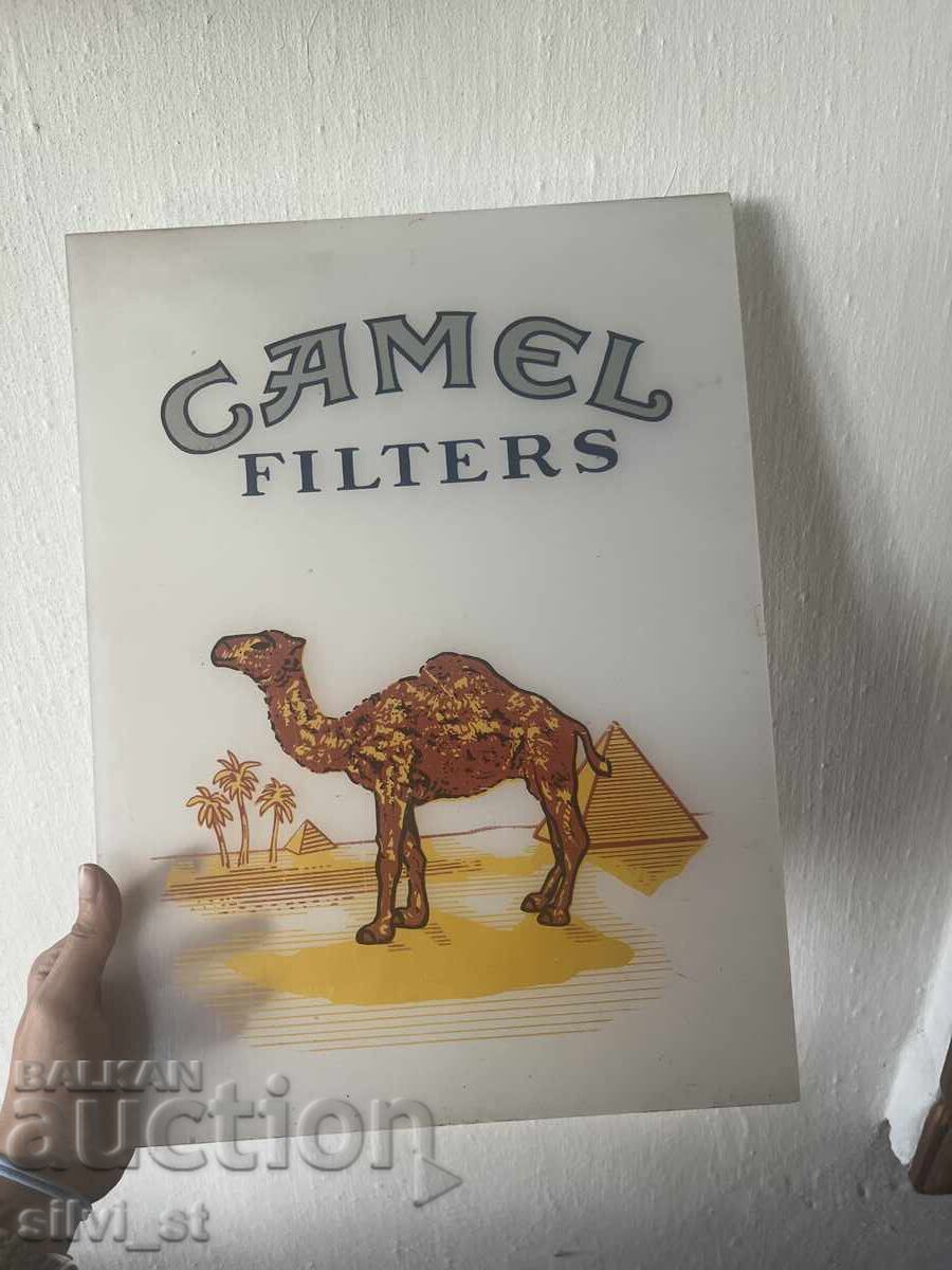 Delivery of CAMEL filters advertising sign Delivery of CAMEL filters advertising sign