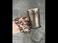 Old copper cup