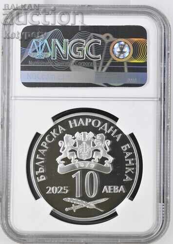 10 Leva 2025 Zahari Stoyanov NGC PF 69 Ultra Cameo with price 320.00 BGN | € 163.61 10 Leva 2025 Zahari Stoyanov NGC PF 69 Ultra Cameo with price 320.00 BGN | € 163.61
