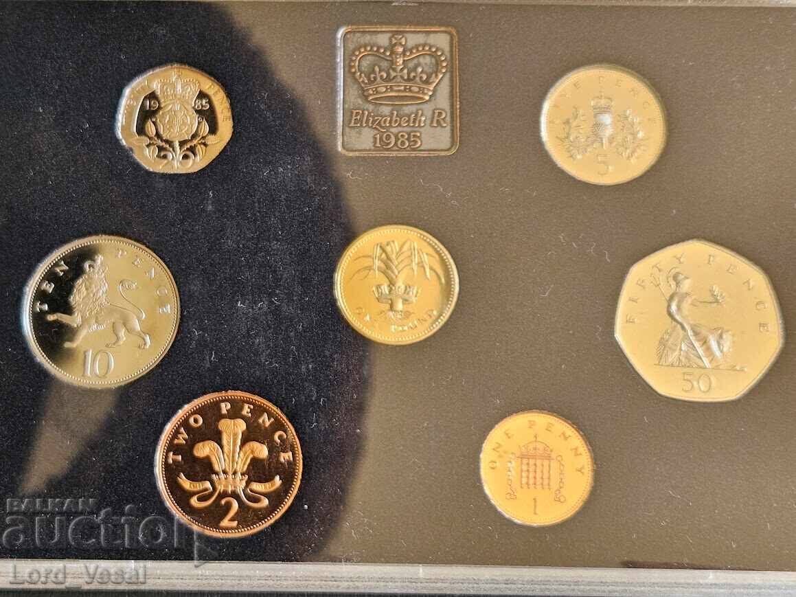 Marea Britanie. 1985 Set anual Proof cu preț 50.00 BGN | € 25.56