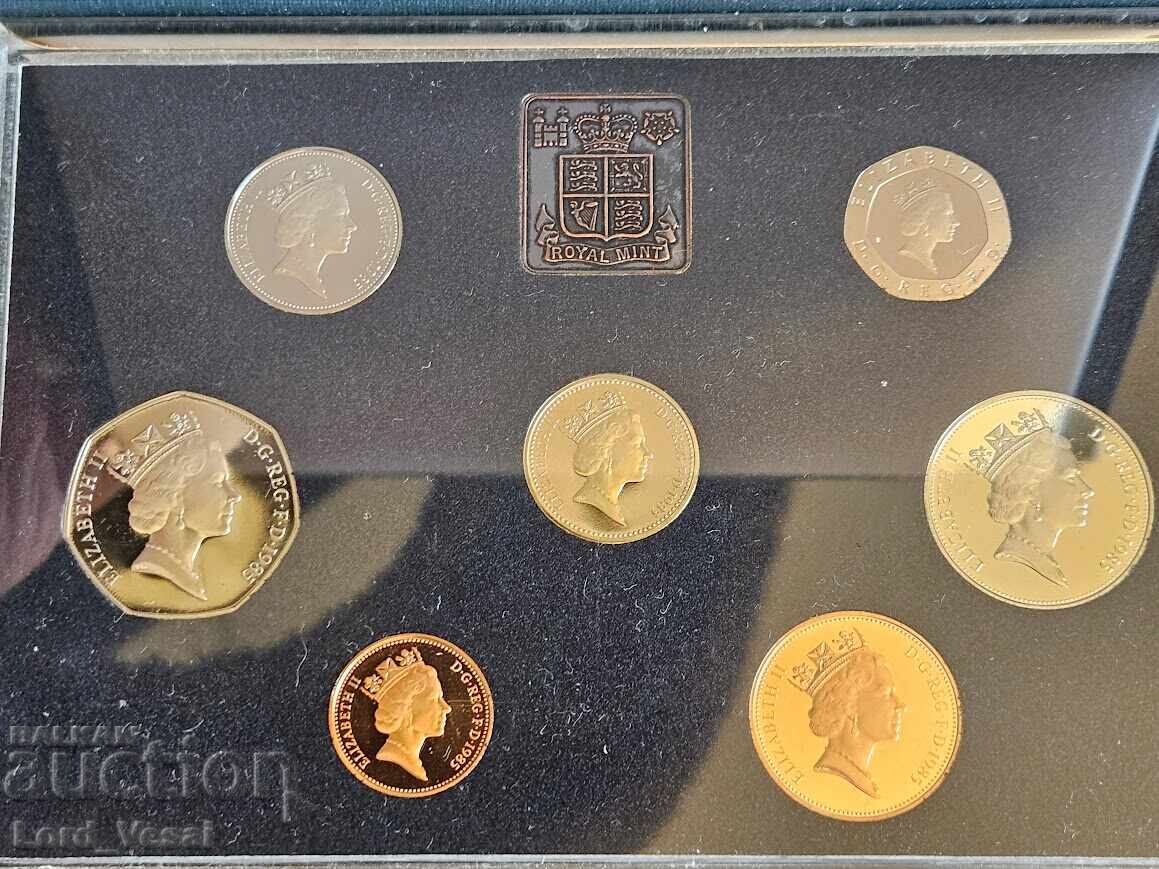 Licitație Marea Britanie. 1985 Set anual Proof