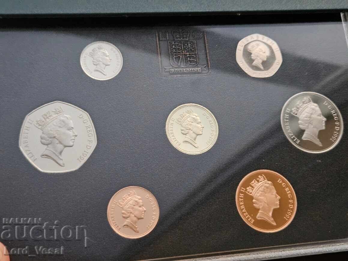 Auction UK. 1991 Proof Annual Set Auction UK. 1991 Proof Annual Set