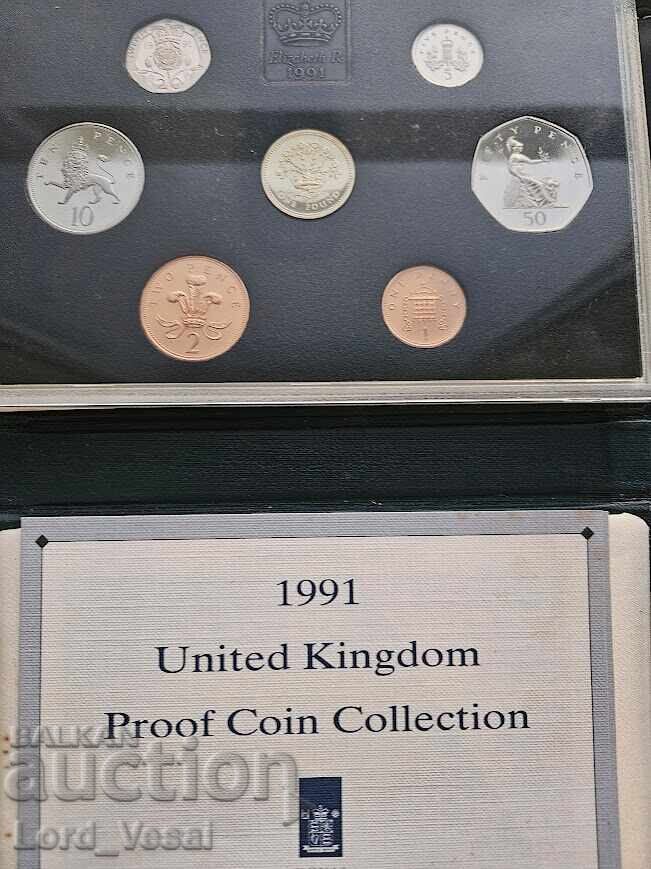 UK. 1991 Proof Annual Set UK. 1991 Proof Annual Set