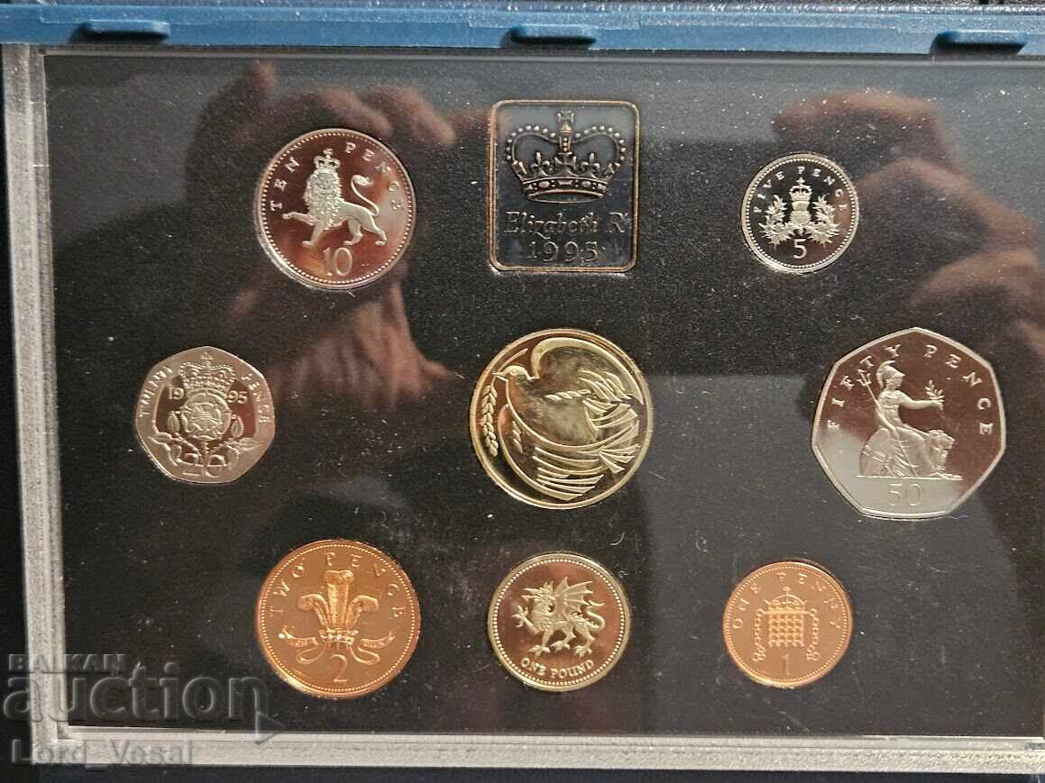 United Kingdom. 1995 Proof Annual Set with price 60.00 BGN | € 30.68