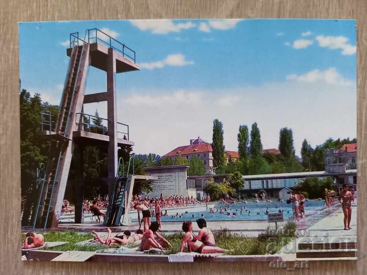 Carte poștală - or. Bankia, Băile de vară