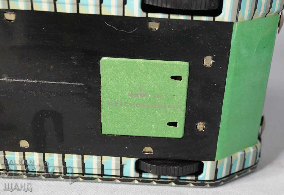 Old Czech mechanical tin toy - Tank/Panzer - 6