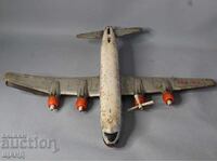 Old Japanese Metal Toy Airplane Model KLM