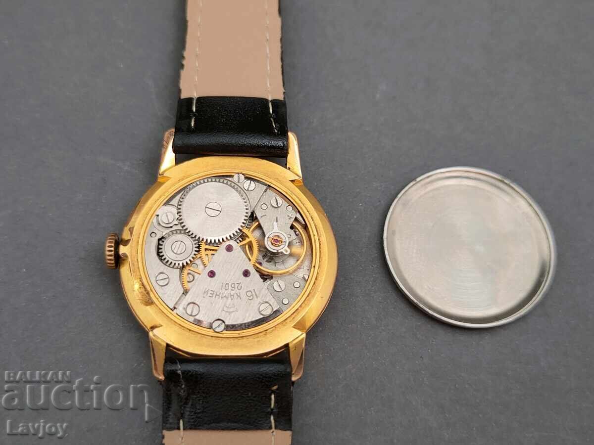 Gold-plated Raketa Raketa Gagarin 1MChZ named after Kirov - 7 Gold-plated Raketa Raketa Gagarin 1MChZ named after Kirov - 7