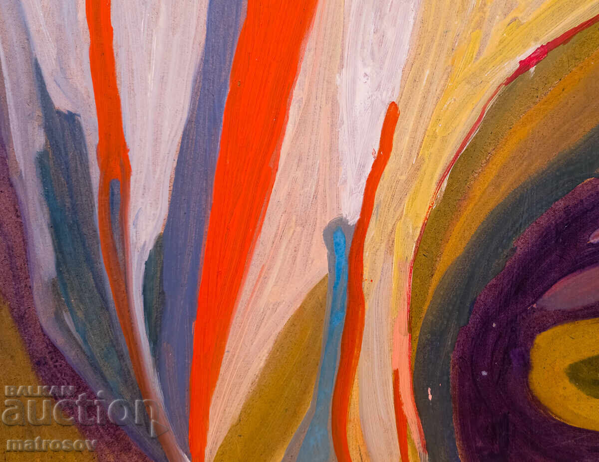 Livrarea Tablou abstract, vopsele de ulei