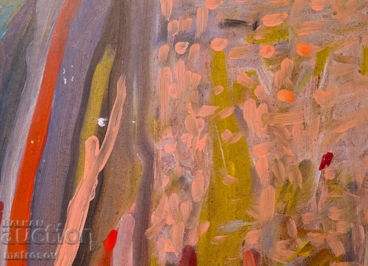 Abstract painting, oil paints - 5