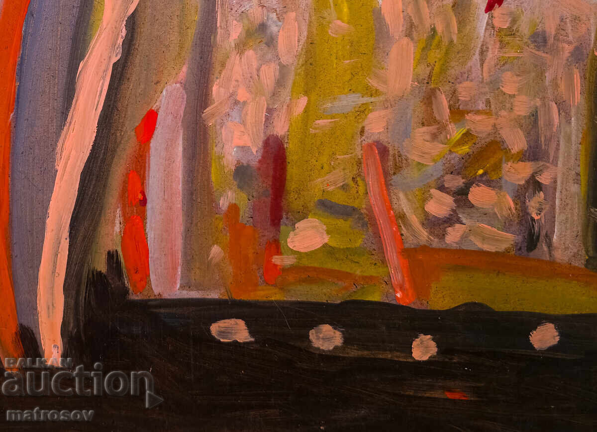 Abstract painting, oil paints - 6