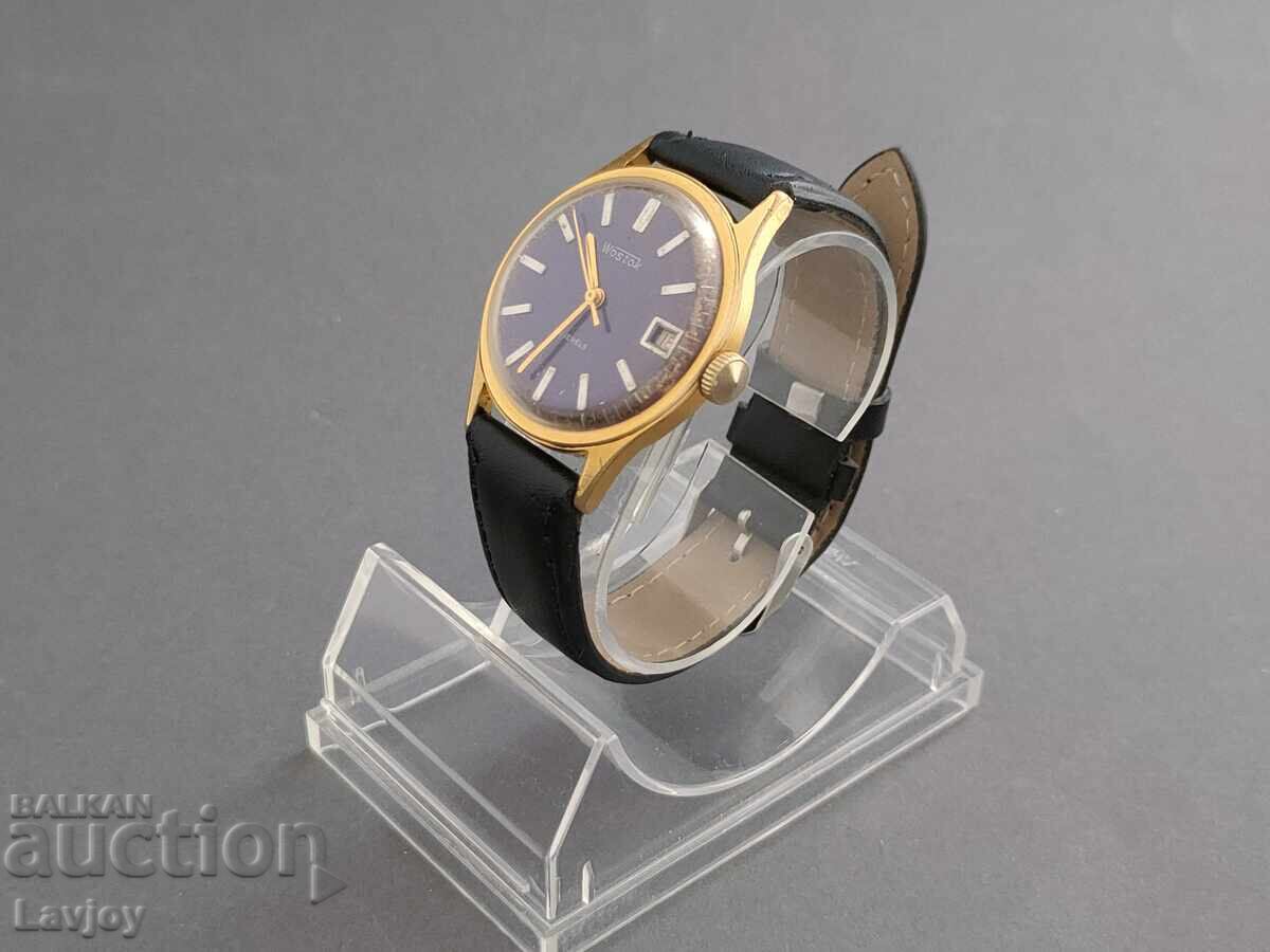 Παράδοση *Vastok*☭Wastok☭ au 10 επιχρυσωμένο ρετρό ρολόι