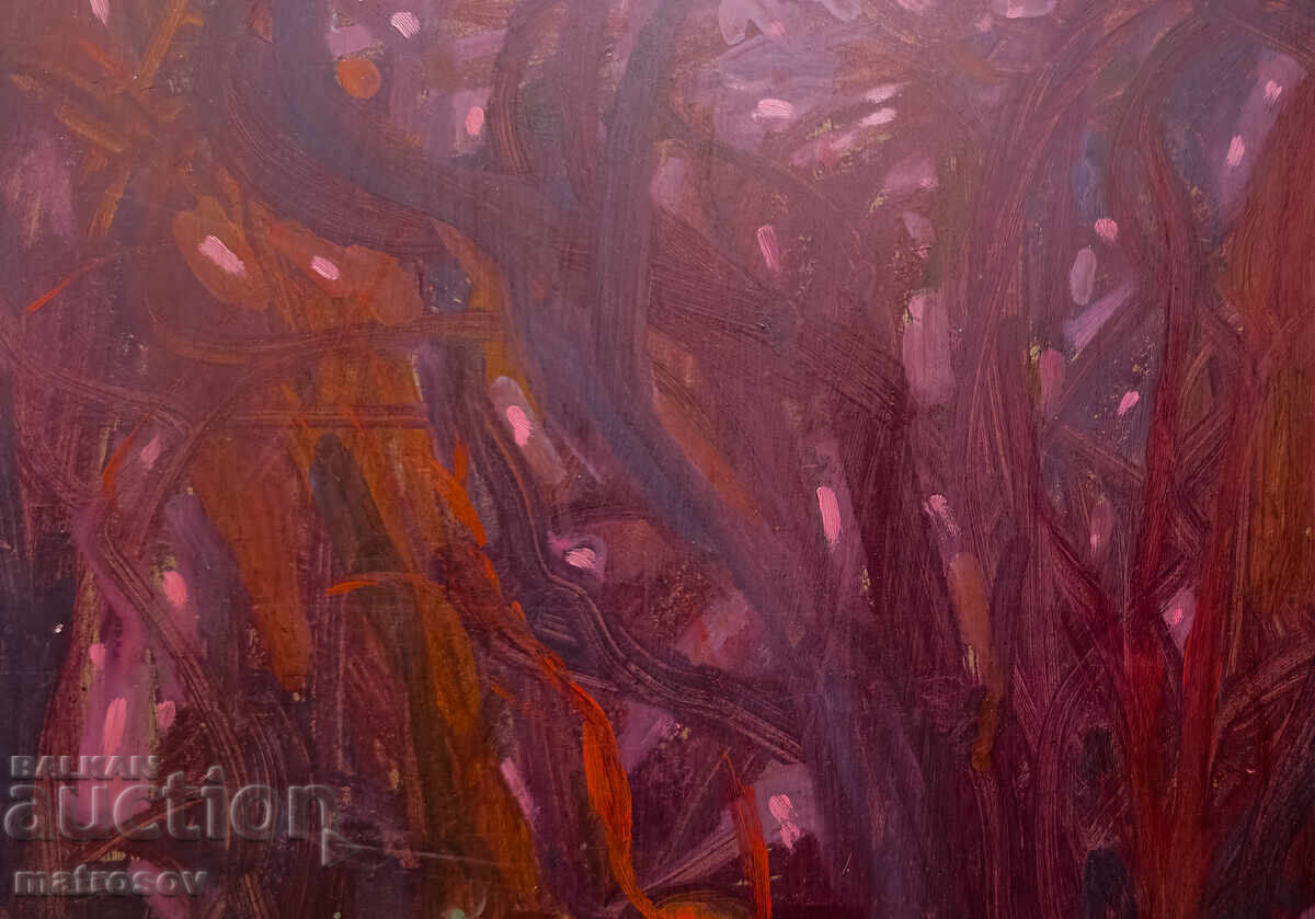 Аукцион Абстрактна композиция, маслена картина