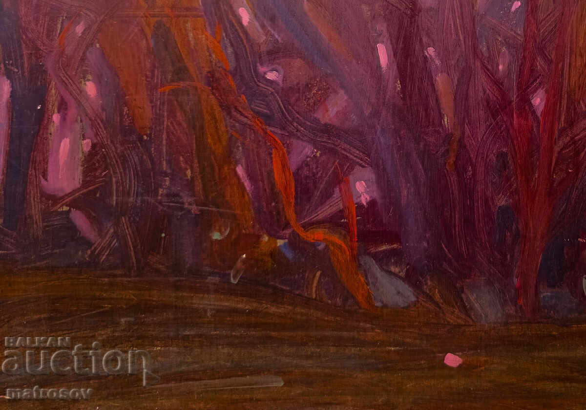 Доставка на Абстрактна композиция, маслена картина