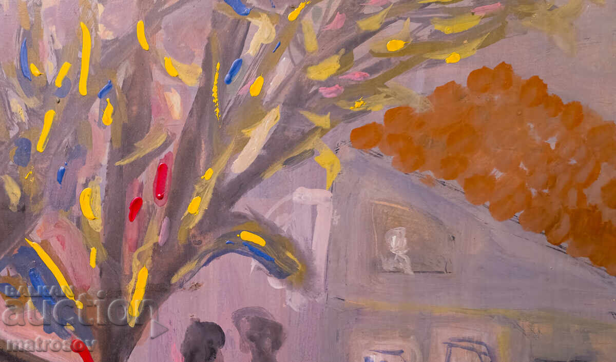 Abstract painting, oil paints - 5