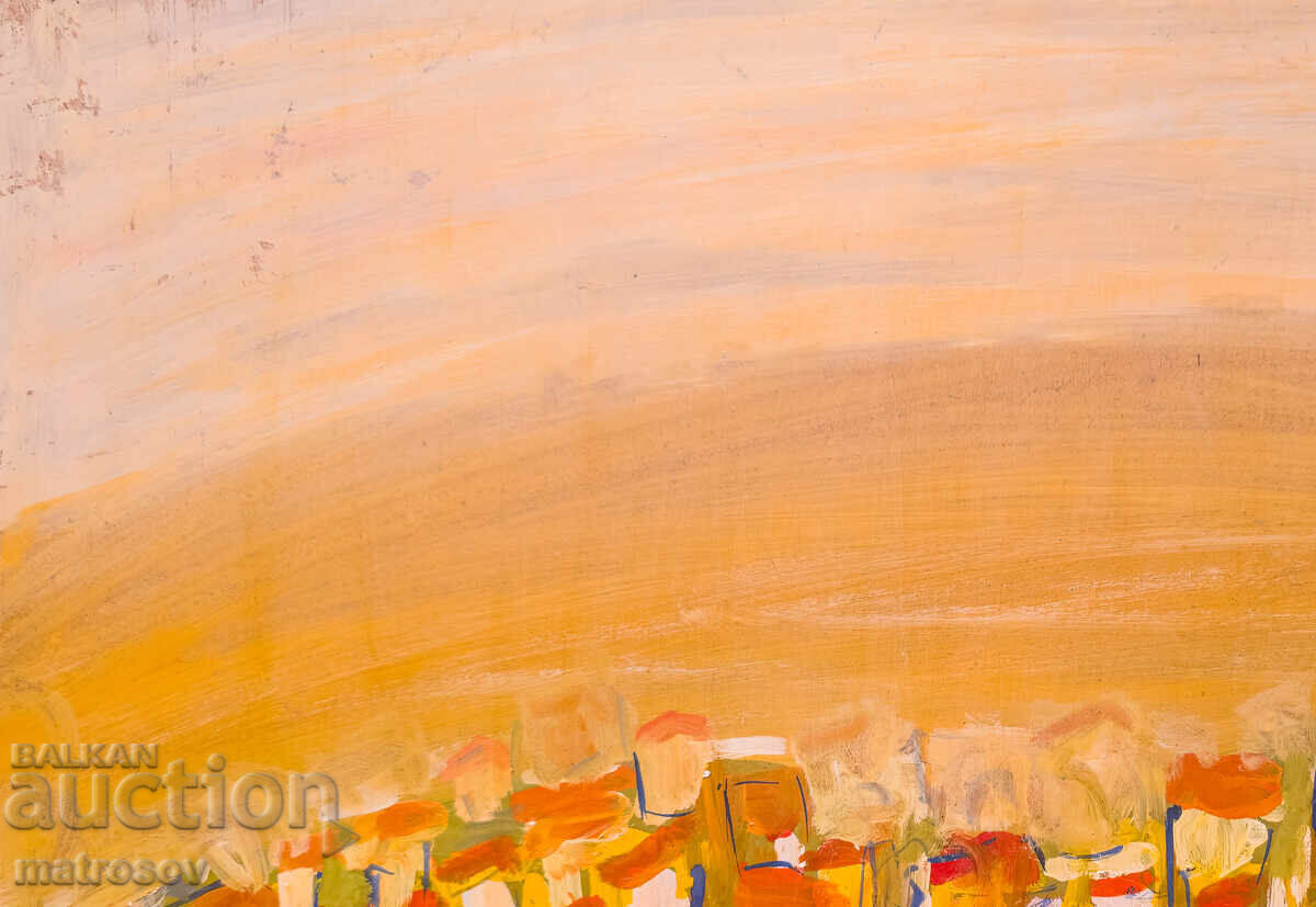 Auction  Abstract painting, oil paints, landscape