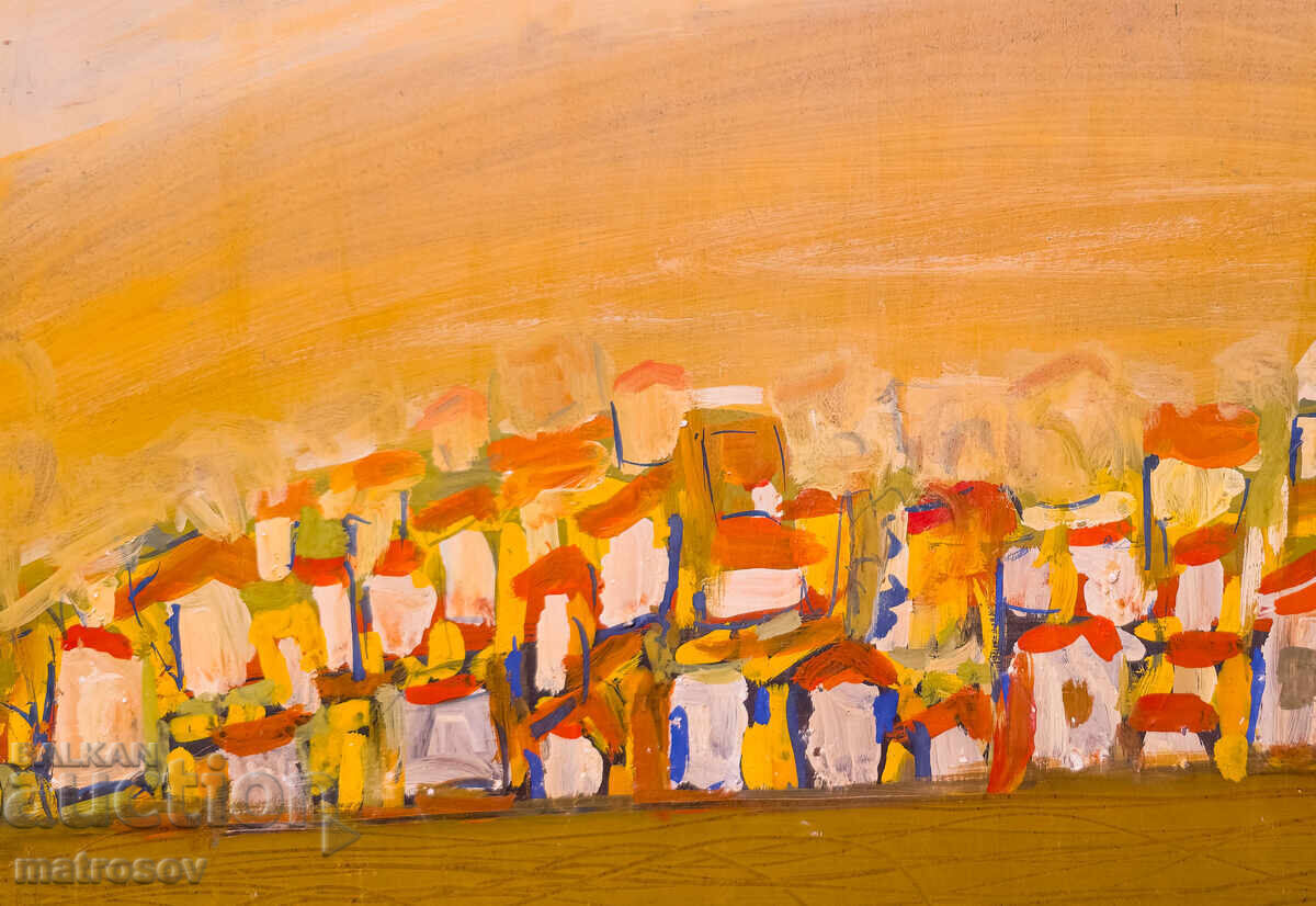 Delivery of Abstract painting, oil paints, landscape