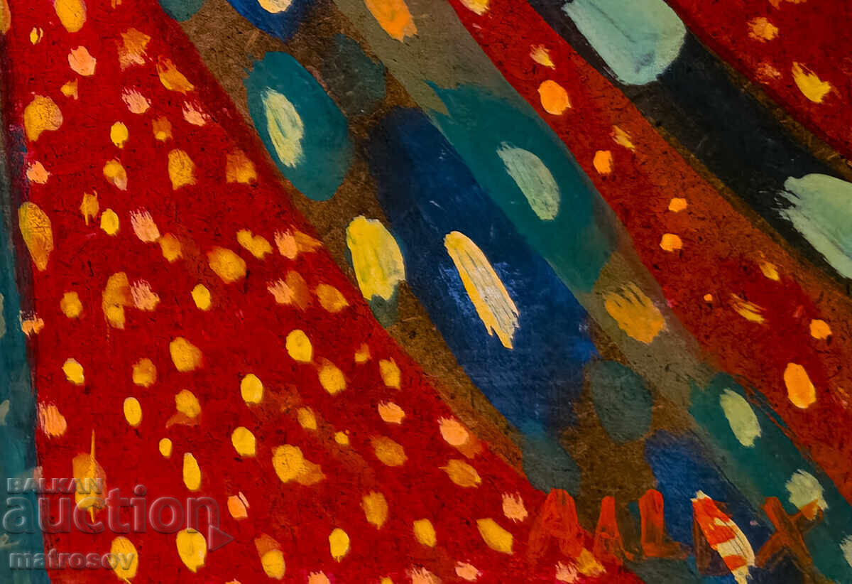 Abstract painting, oil paints - 5