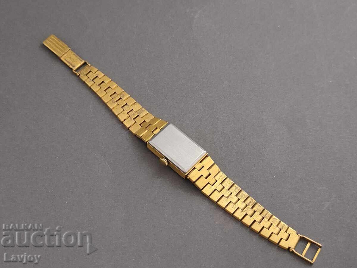 Luch Lŭch Ladies' Retro Gold-Plated AU 10 Watch - 6 Luch Lŭch Ladies' Retro Gold-Plated AU 10 Watch - 6