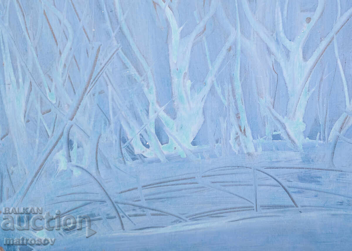 Абстрактна композиция, маслена картина с цена 200.00 лв. | € 102.26