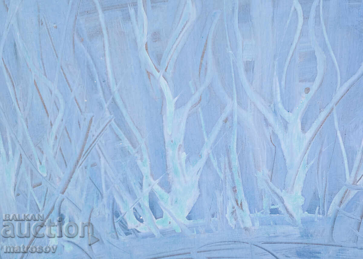 Абстрактна композиция, маслена картина