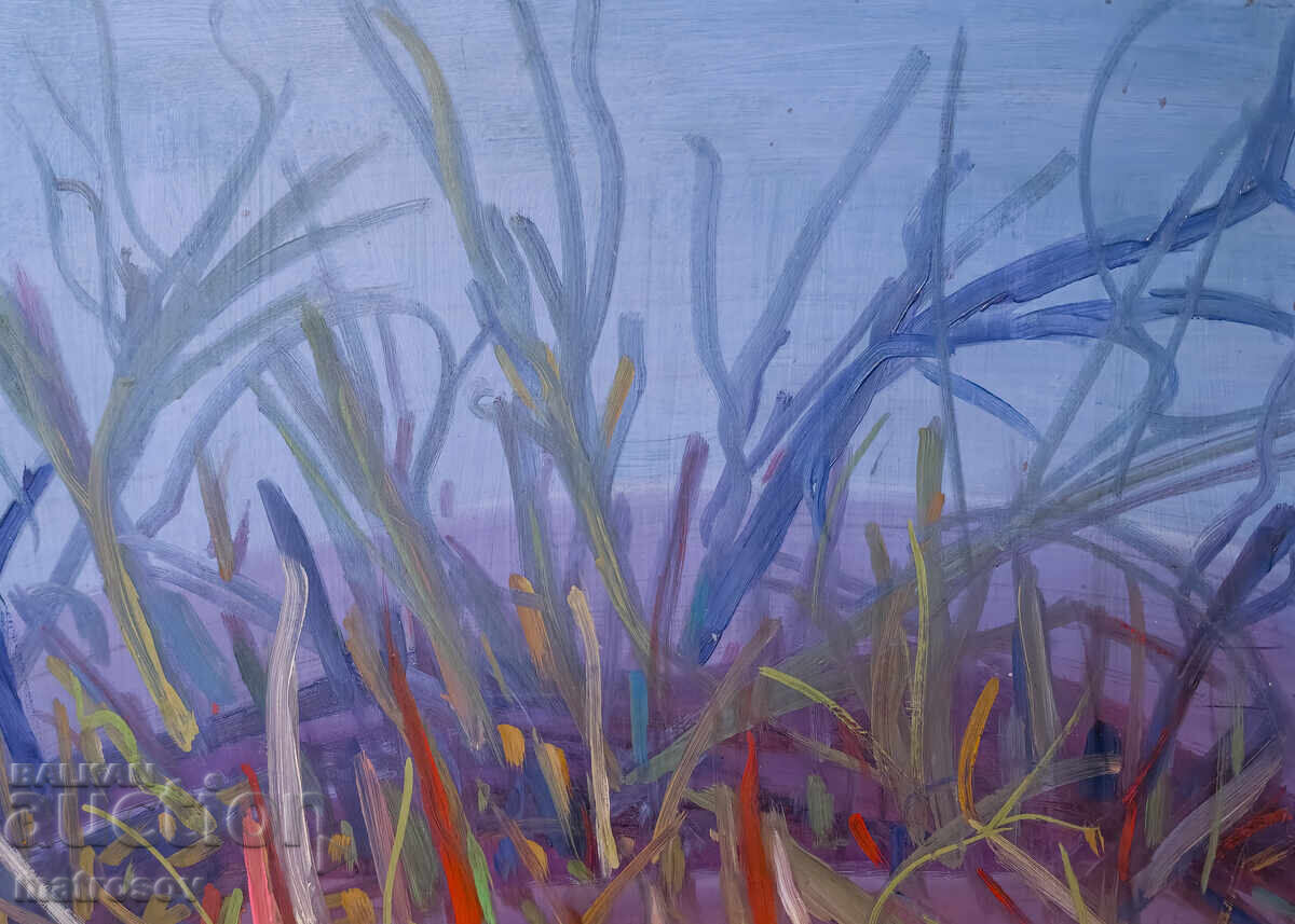 Αφηρημένη σύνθεση, ελαιογραφία - 5 Αφηρημένη σύνθεση, ελαιογραφία - 5